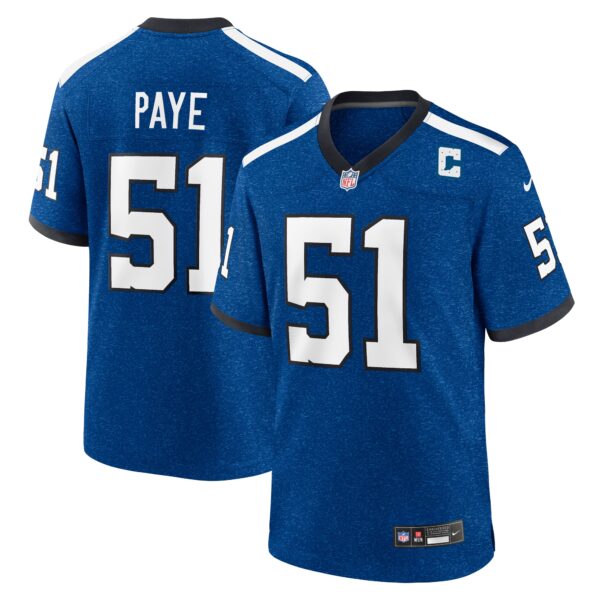 Kwity Paye Indianapolis Colts Nike Indiana Nights Alternate Game Jersey Royal