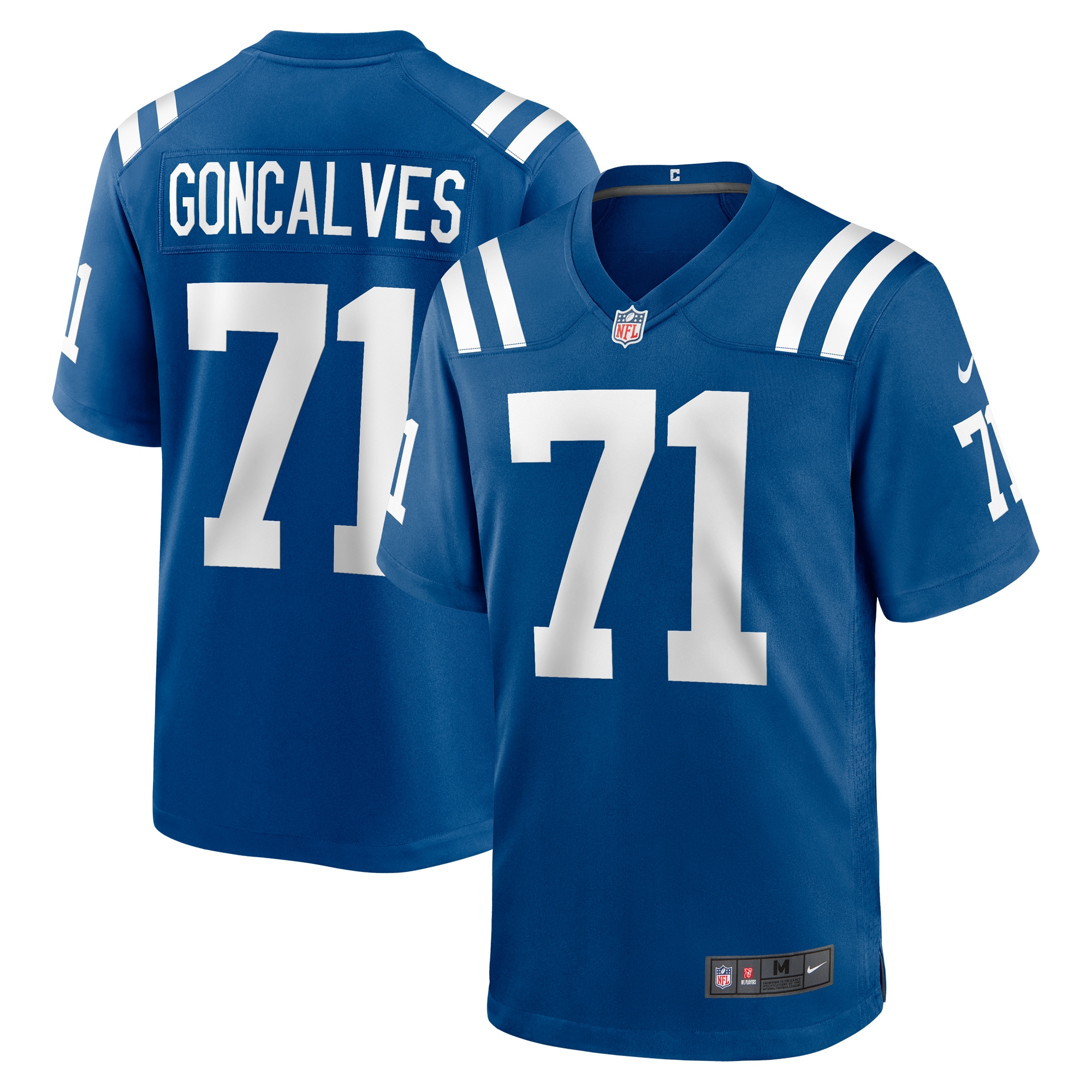 Matt Goncalves Indianapolis Colts Nike Game Jersey Royal