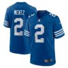 Mens Nike Carson Wentz Royal Indianapolis Colts Alternate Game Jersey