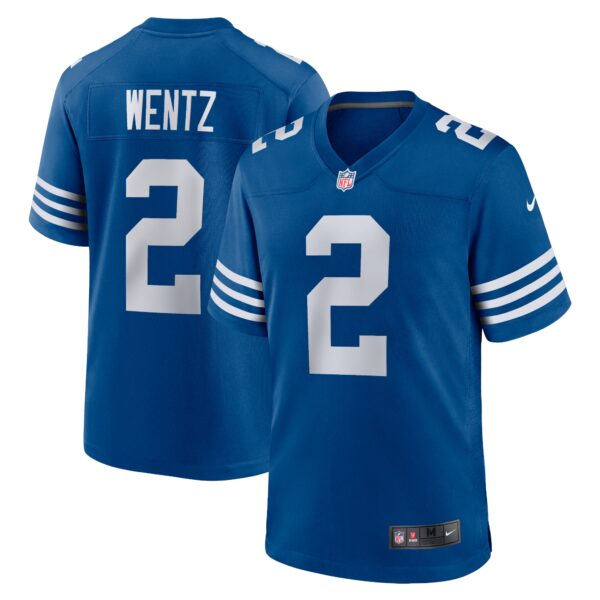 Mens Nike Carson Wentz Royal Indianapolis Colts Alternate Game Jersey