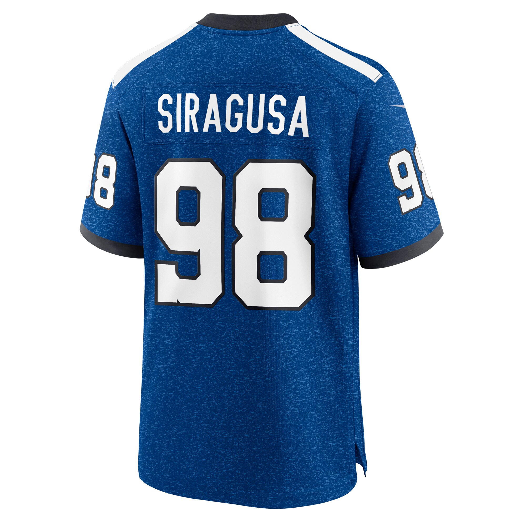 Tony Siragusa Indianapolis Colts Nike Indiana Nights Alternate Game Jersey Royal - Image 3