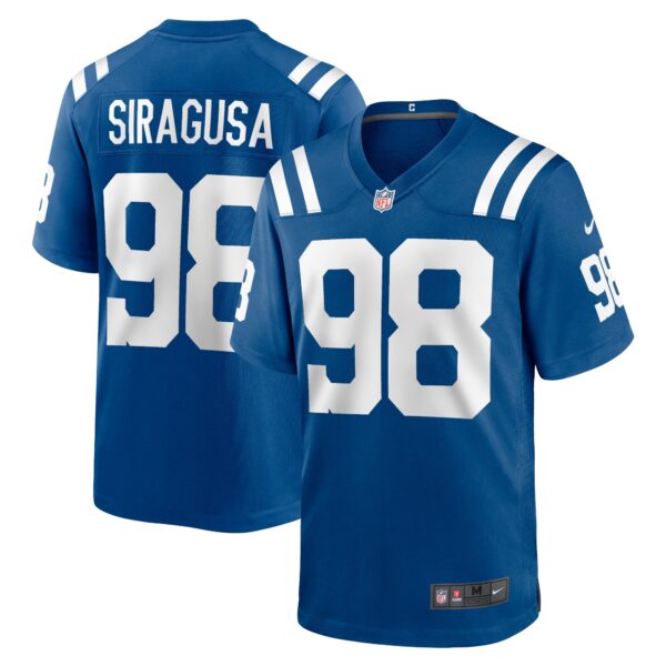 Tony Siragusa Indianapolis Colts Nike Game Retired Player Jersey Royal