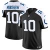 Men’s Colts Vapor Limited Jersey – All Stitched – Black Alternate – Gardner Minshew