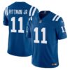 Men’s Colts Vapor Limited Jersey – All Stitched – Royal – Pittman Jr.