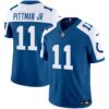 Men’s Colts Vapor Limited Jersey – All Stitched – Royal Alternate – Pittman Jr.