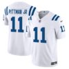Men’s Colts Vapor Limited Jersey – All Stitched – White – Pittman Jr.