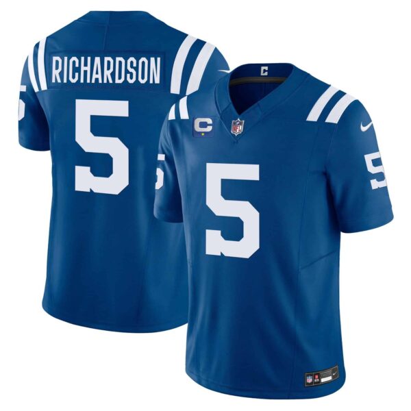 Men’s Colts Vapor Limited Jersey – All Stitched – Royal – Anthony Richardson