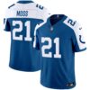 Men’s Colts Vapor Limited Jersey – All Stitched – Royal Alternate – Zack Moss