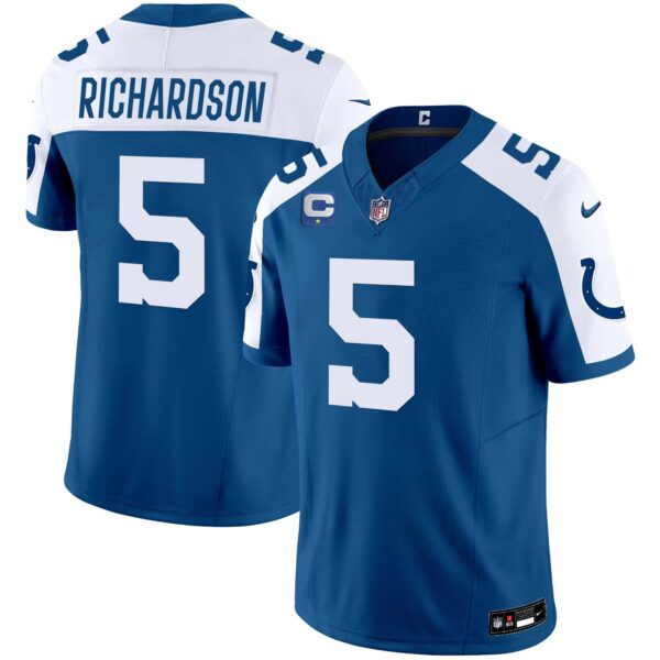 Men’s Colts Vapor Limited Jersey – All Stitched – Royal Alternate – Anthony Richardson