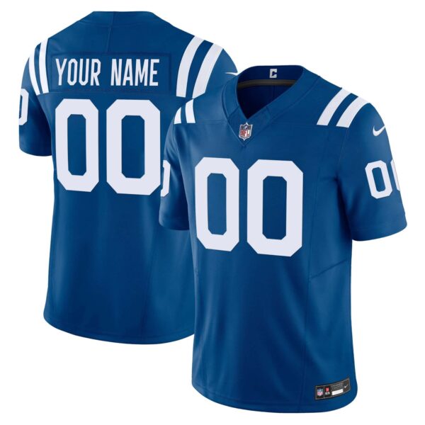 Colts Vapor Limited Custom Jersey – All Stitched – Men – Royal