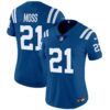 Women’s Colts Vapor Limited Jersey – All Stitched – Royal – Zack Moss