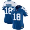 Women’s Colts Vapor Limited Jersey – All Stitched – Royal Alternate – Peyton Manning
