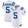 Women’s Colts Vapor Limited Jersey – All Stitched – White – Anthony Richardson