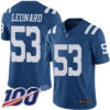 Nike Colts #53 Darius Leonard Royal Blue Men’s Stitched NFL Limited Rush 100th Season Jersey