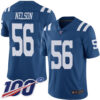 Nike Colts #56 Quenton Nelson Royal Blue Men’s Stitched NFL Limited Rush 100th Season Jersey