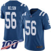 Nike Colts #56 Quenton Nelson Royal Blue Team Color Men’s Stitched NFL 100th Season Vapor Limited Jersey