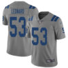 Nike Colts #53 Darius Leonard Gray Men’s Stitched NFL Limited Inverted Legend Jersey