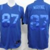 Nike Indianapolis Colts #87 Reggie Wayne Drenched Limited Blue Jersey