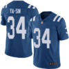 Colts #34 Rock Ya-Sin Royal Blue Team Color Men’s Stitched Football Vapor Untouchable Limited Jersey