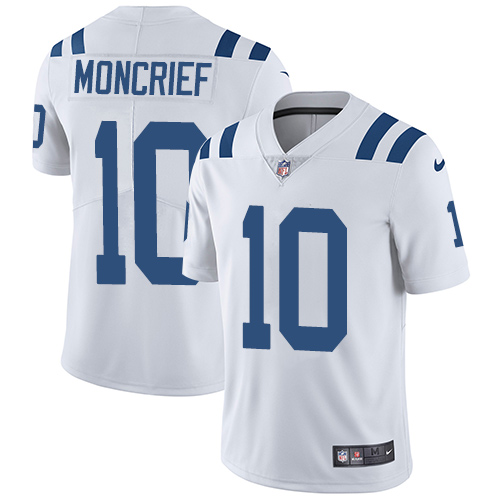 Nike Indianapolis Colts #10 Donte Moncrief White Men’s Stitched NFL Vapor Untouchable Limited Jersey