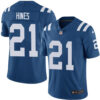 Nike Colts #21 Nyheim Hines Royal Blue Team Color Men’s Stitched NFL Vapor Untouchable Limited Jersey