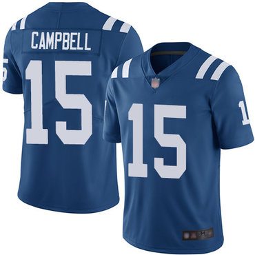 Colts #15 Parris Campbell Royal Blue Team Color Men’s Stitched Football Vapor Untouchable Limited Jersey