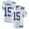 Colts #15 Parris Campbell White Men’s Stitched Football Vapor Untouchable Limited Jersey
