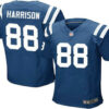 Men’s Indianapolis Colts #88 Marvin Harrison Royal Blue Team Color NFL Nike Elite Jersey