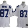 Nike Indianapolis Colts #87 Reggie Wayne White Elite Jersey