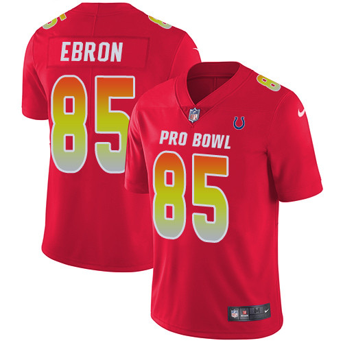 Nike Indianapolis Colts #85 Eric Ebron Red Men’s Stitched NFL Limited AFC 2019 Pro Bowl Jersey