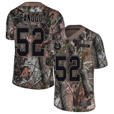 Colts #52 Ben Banogu Camo Men’s Stitched Football Limited Rush Realtree Jersey