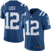 Men’s Indianapolis Colts #12 Andrew Luck Nike Royal Color Rush Limited Jersey