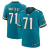 Jacksonville Jaguars #71 Tony Boselli Prowler Throwback Retired Player Game Jersey – Teal