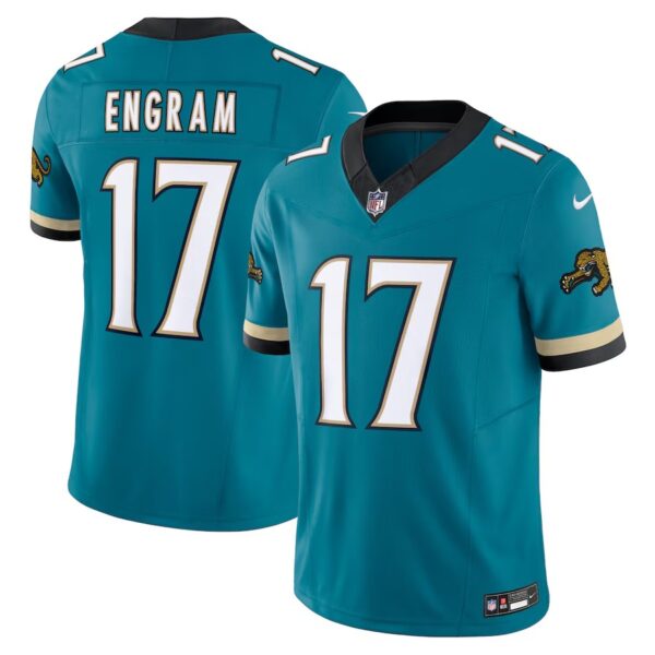 Jacksonville Jaguars #17 Evan Engram Prowler Throwback Vapor FUSE Limited Jersey – Teal