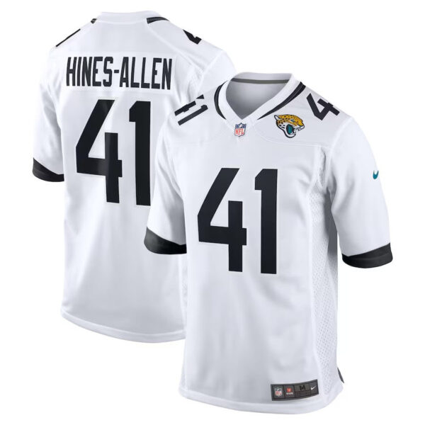 Jacksonville Jaguars #41 Josh Hines-Allen Player Game Jersey – White 1