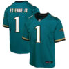 Jacksonville Jaguars #1 Travis Etienne Prowler Throwback Player Game Jersey – Teal