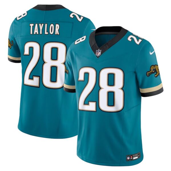 Jacksonville Jaguars #28 Fred Taylor Prowler Throwback Vapor FUSE Limited Retired Player Jersey – Teal