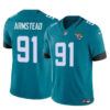 Jacksonville Jaguars #91 Arik Armstead Teal 2024 FUSE Vapor Untouchable Limited Jersey