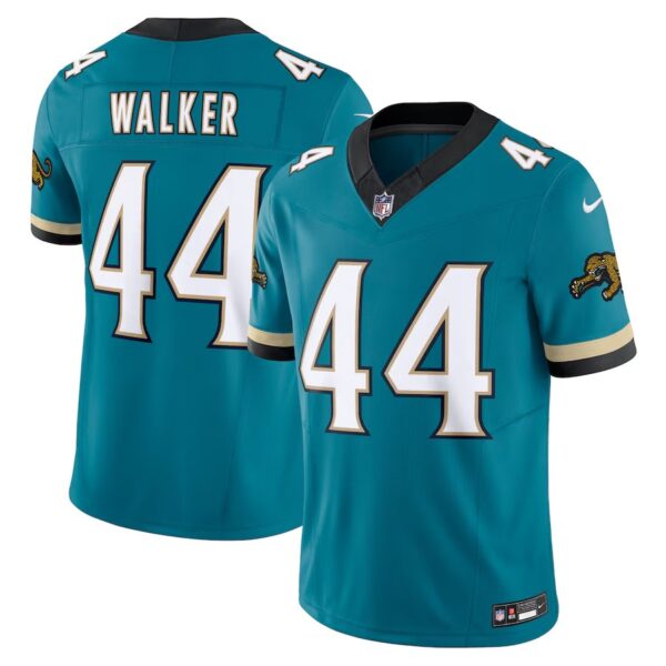 Jacksonville Jaguars #44 Travon Walker Prowler Throwback Vapor FUSE Limited Jersey – Teal