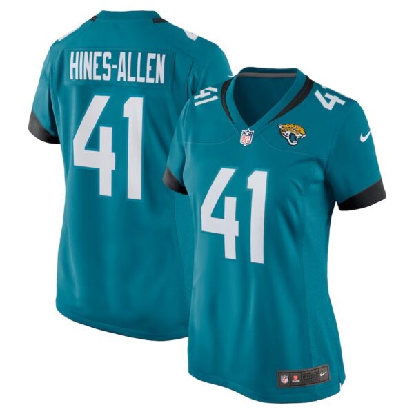 Jacksonville Jaguars #41 Josh Hines-Allen Player Game Jersey – Teal
