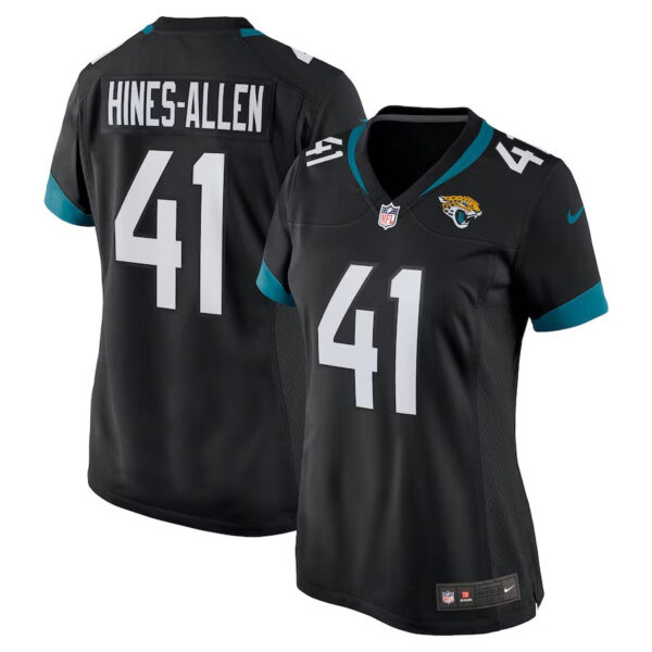 Jacksonville Jaguars #41 Josh Hines-Allen Alternate Player Game Jersey – Black