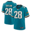 Jacksonville Jaguars #28 Fred Taylor Prowler Throwback Retired Player Game Jersey – Teal
