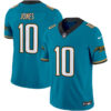Jacksonville Jaguars #10 Mac Jones Teal 2024 FUSE Prowler Throwback Vapor Limited Jersey