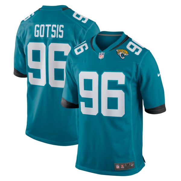 Adam Gotsis Jacksonville Jaguars Nike Game Jersey Teal
