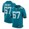 Chandler Brewer Jacksonville Jaguars Nike Game Jersey Teal