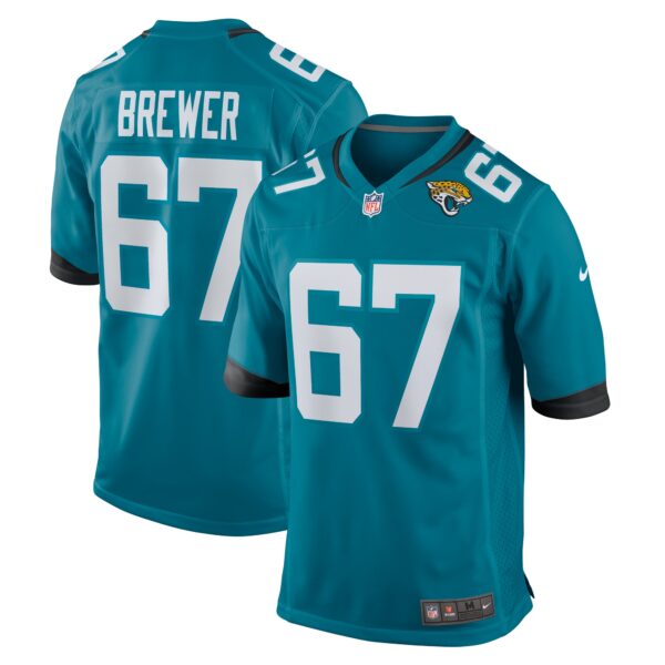 Chandler Brewer Jacksonville Jaguars Nike Game Jersey Teal