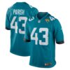 Derek Parish Jacksonville Jaguars Nike Game Jersey Teal