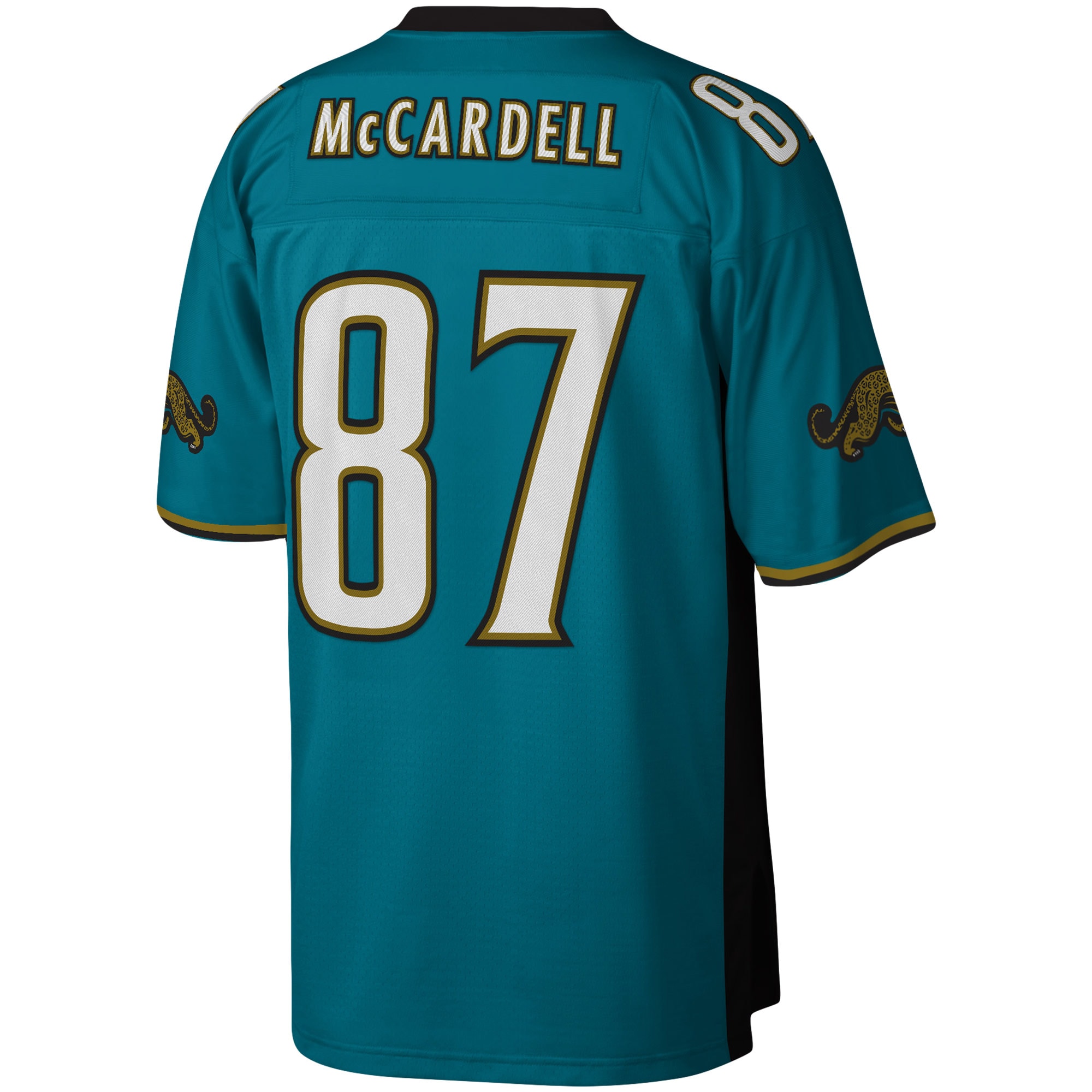 Keenan Mccardell Jacksonville Jaguars Mitchell Ness Legacy Replica Jersey Teal - Image 3