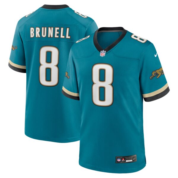 Mark Brunell Jacksonville Jaguars Nike Prowler Throwback Retired Player Game Jersey Teal