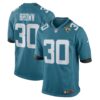 Montaric Brown Jacksonville Jaguars Nike Game Player Jersey Teal